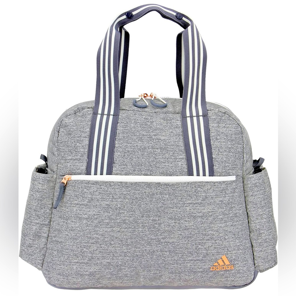 adidas Women's Sport to Street Tote Bag, Jersey Grey/Rose Gold